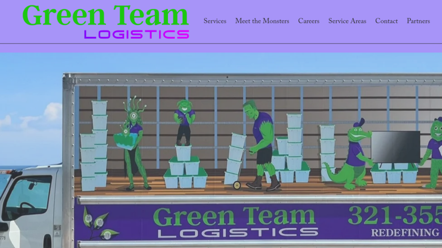 Green Team Logistics website
