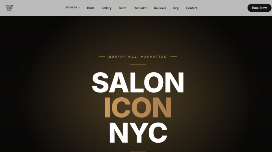 Salon Icon NYC website