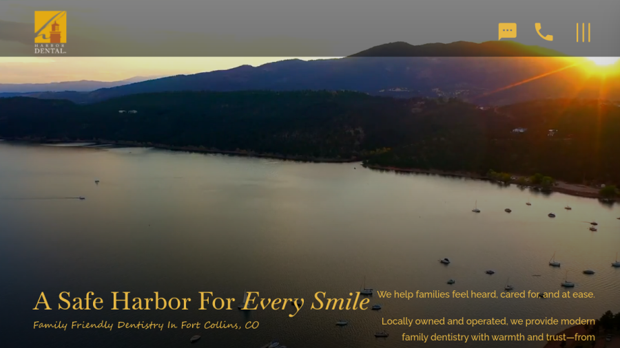 Harbor Dental website