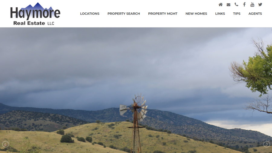 Screenshot of the Haymore Real Estate LLC website