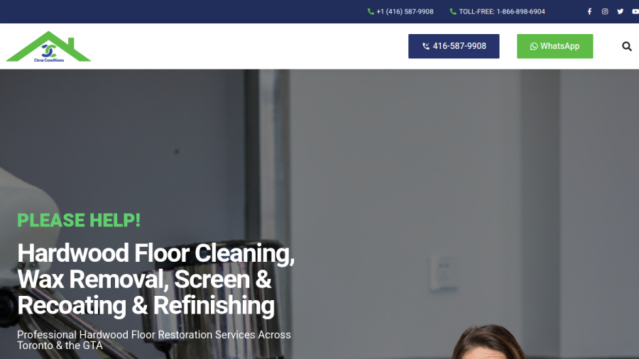 Help My Hardwood Floors website