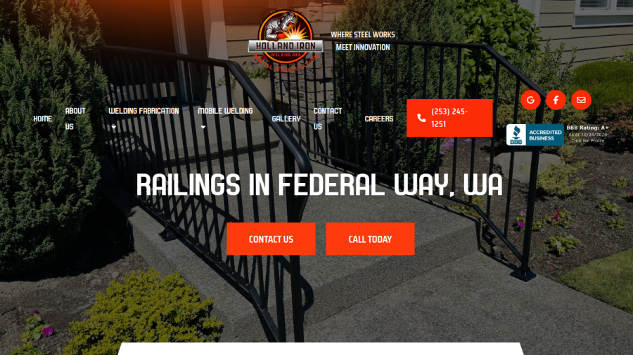 Holland Ornamental Iron website