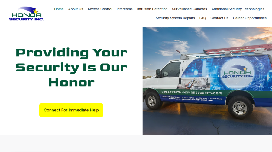 Honor Security, Inc. website