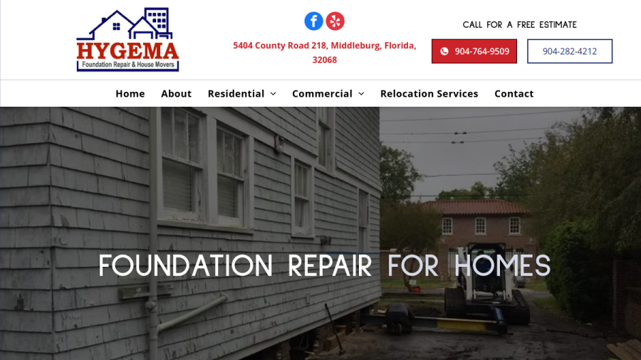 Hygema House & Building Movers website