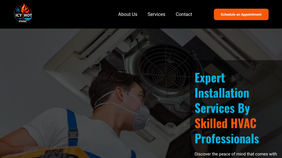 Icy Hot Hvac website