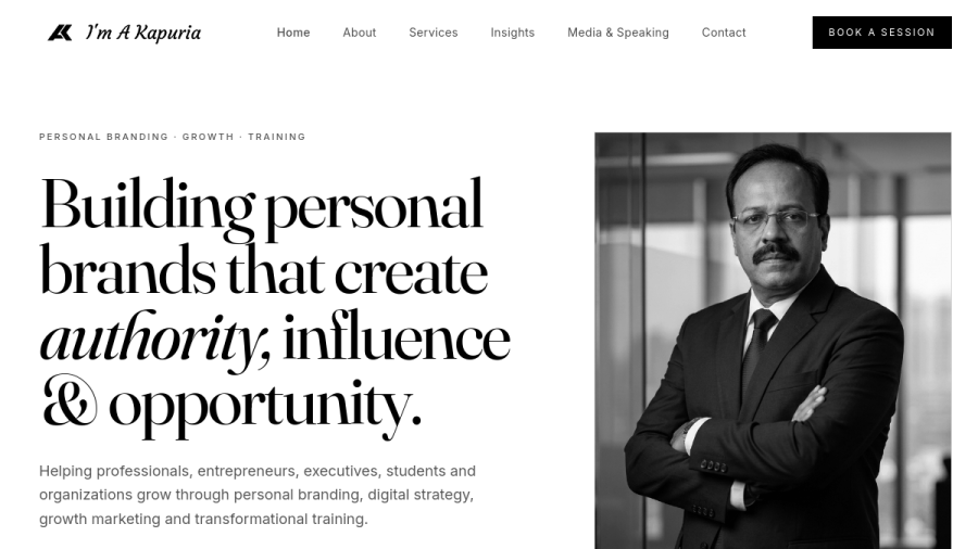 Abhijit Kapuria website thumbnail
