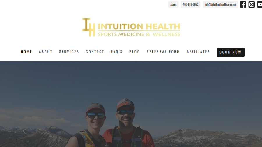 Intuition Health website screenshot