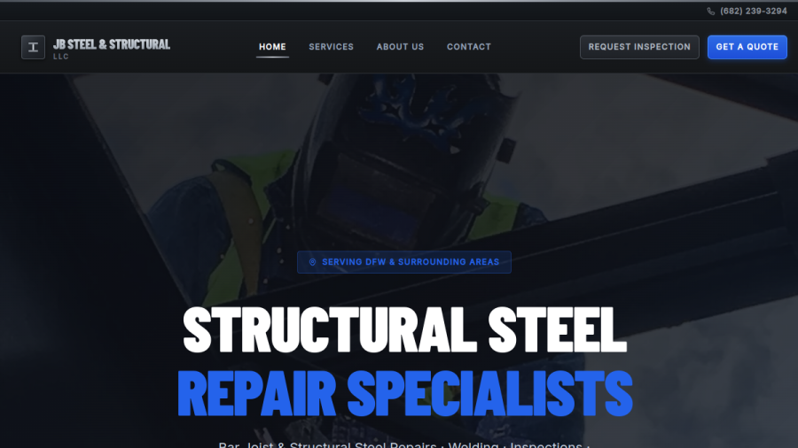 JB Steel & Structural LLC website