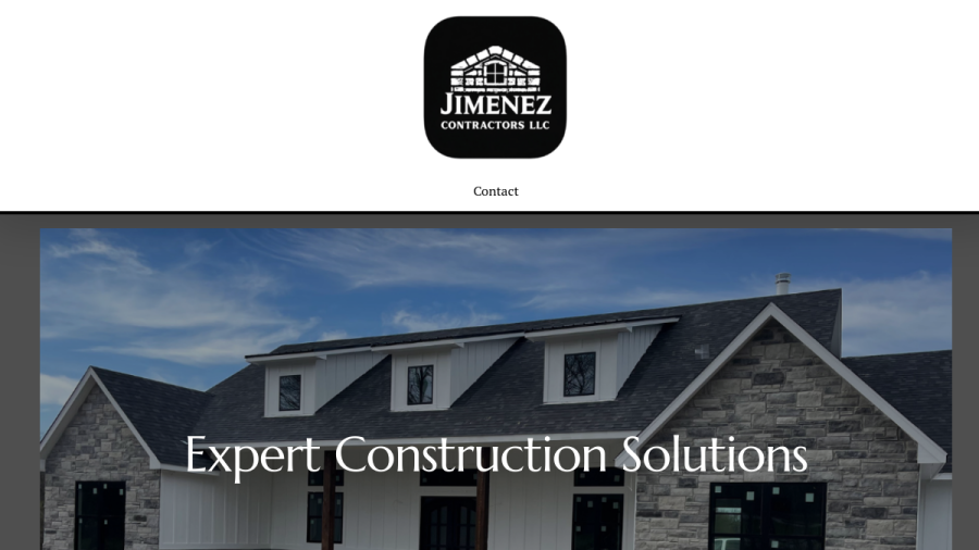 Jimenez Contractors, LLC website