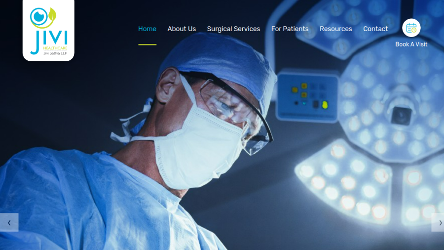 Jivi Healthcare — Healthcare website