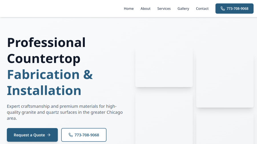 JMC Granite website preview