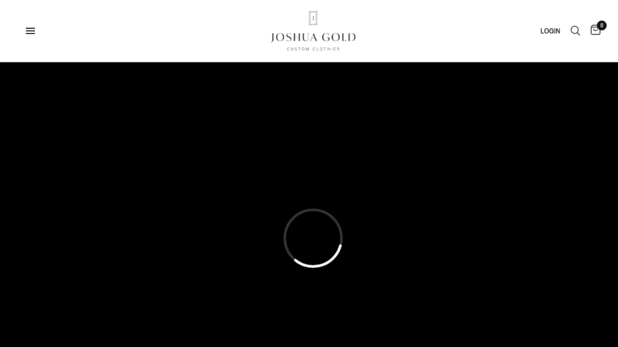 Joshua Gold Custom Clothier website screenshot
