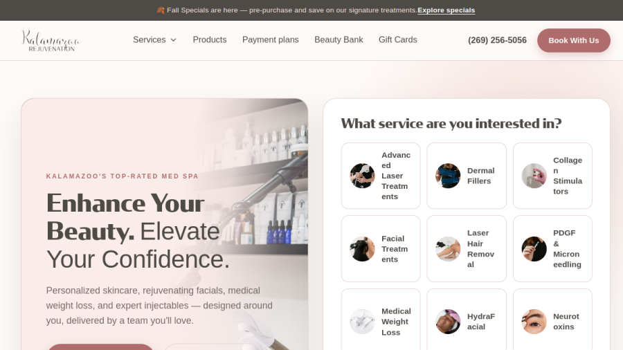 Kalamazoo Rejuvenation website