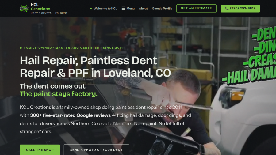 KCL Creations, LLC website
