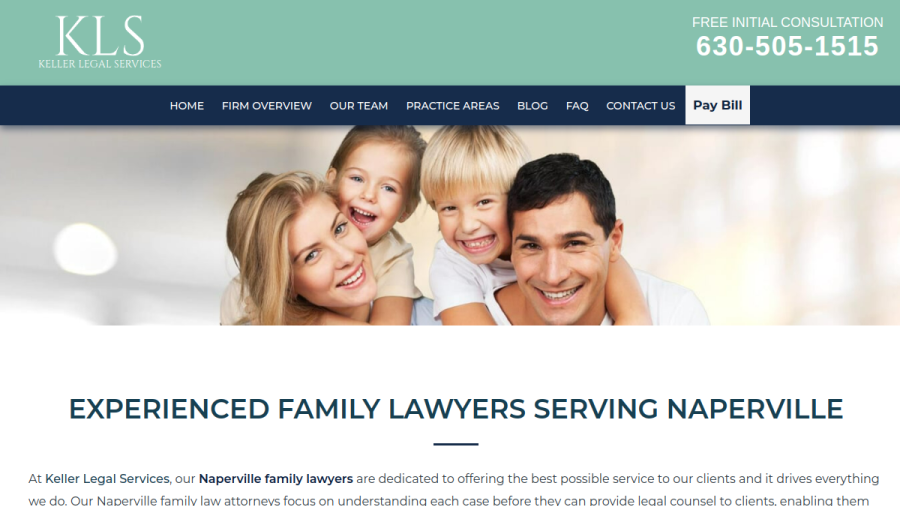 Keller Legal Services website