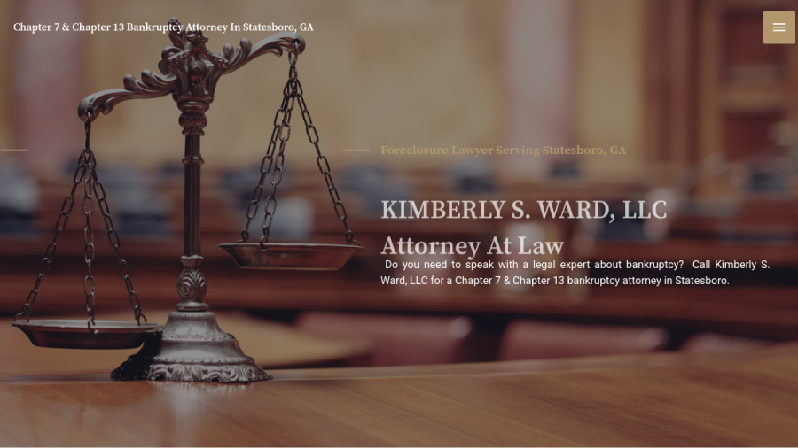 Screenshot of KIMBERLY S. WARD LLC website