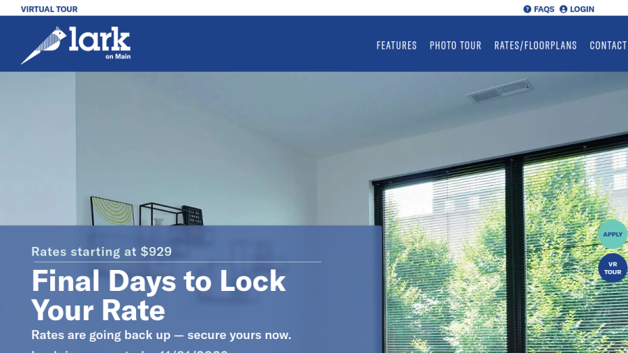 Lark on Main website
