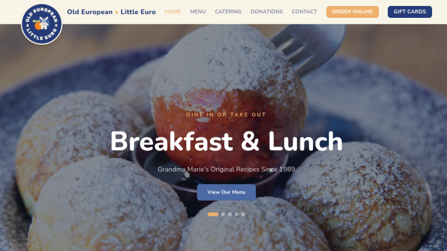 Old European website