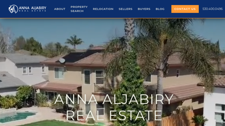 Anna Aljabiry Real Estate | Davis website