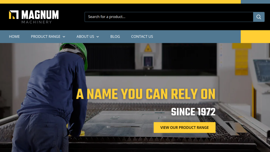 Magnum Machinery website