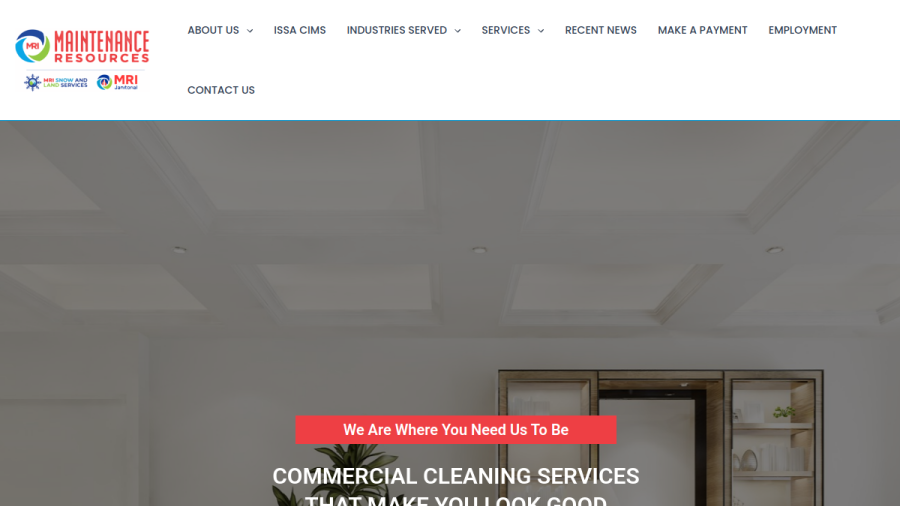 Maintenance Resources Inc. website