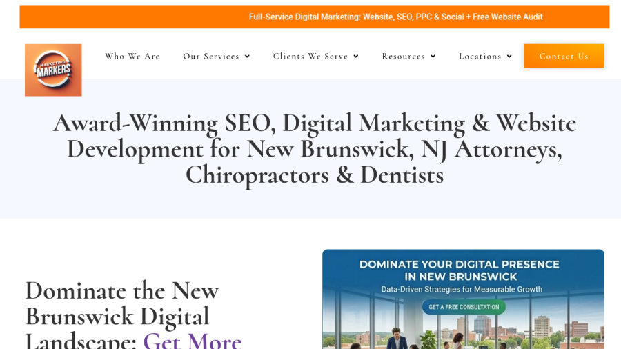 Marketing Markers website