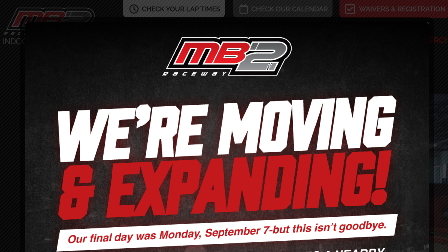 MB2 Raceway website