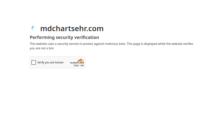 Screenshot of MD Charts website