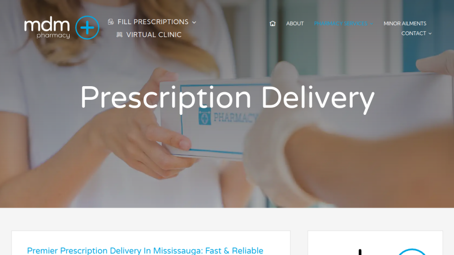 MDM Pharmacy website