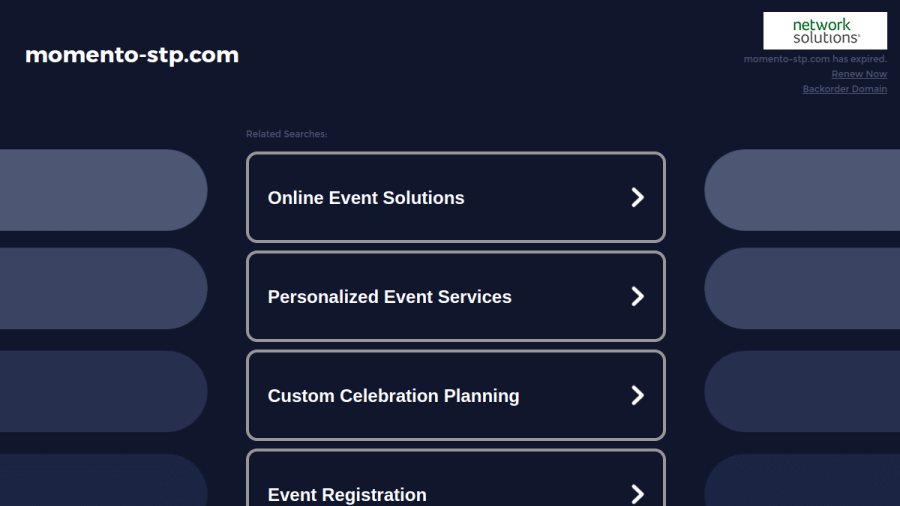Momento Restaurant + Bar website