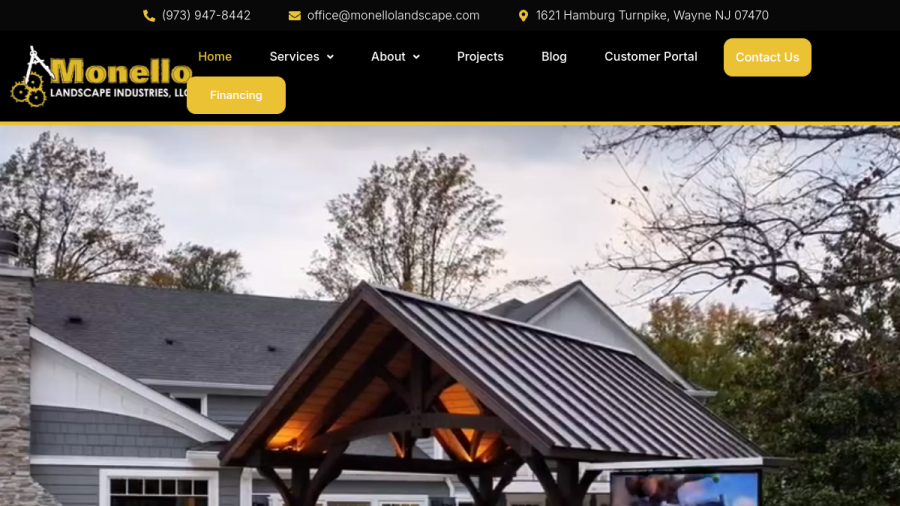 Monello Landscape Industries website