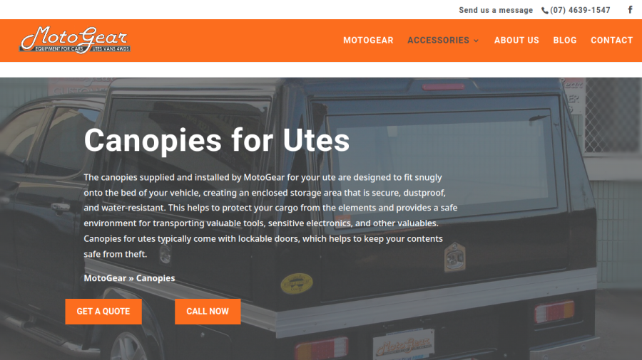 MotoGear website