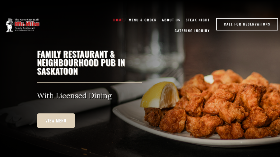 Mr Ribs Family Restaurant & Lounge website