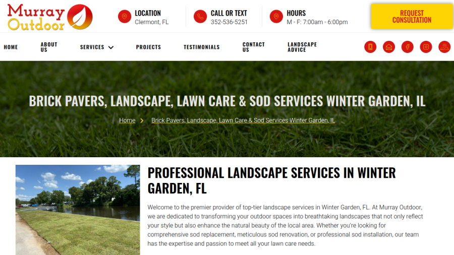 Murray Outdoor website