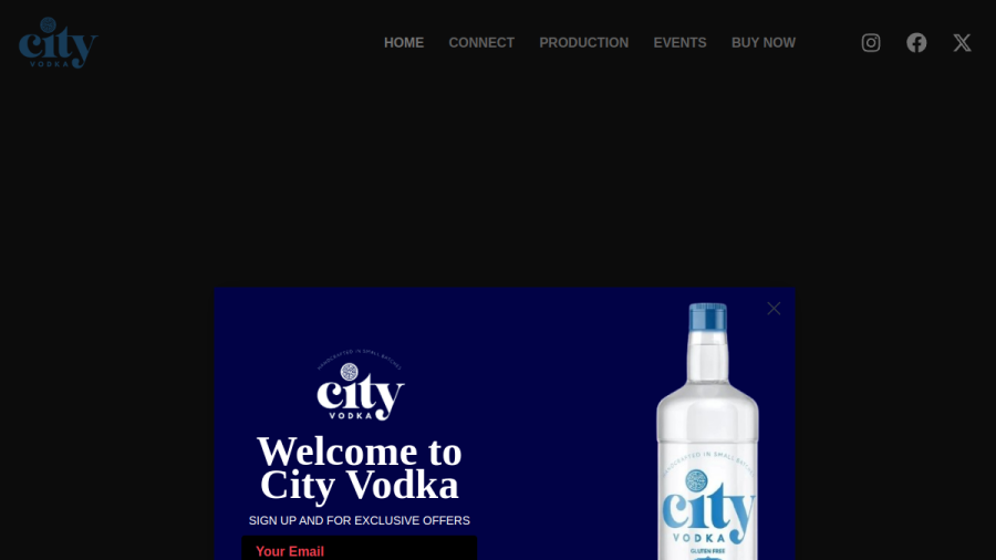 Vodka Martini website