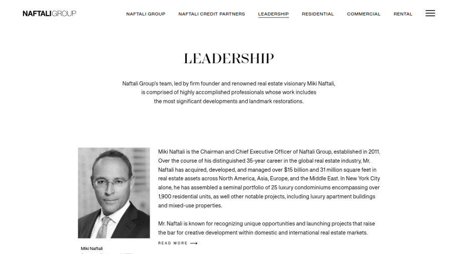 Naftali Group website