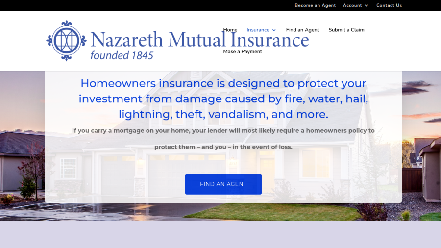 Nazareth Mutual Insurance Co website