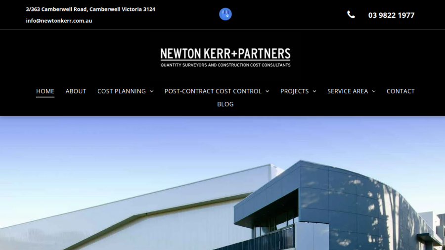 Newton Kerr and Partners website