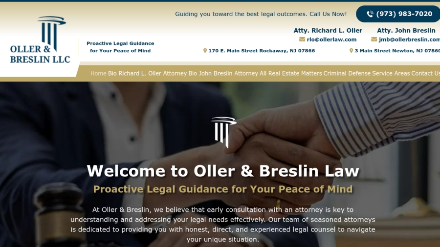 Oller & Breslin, LLC website