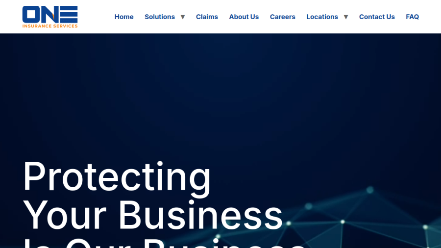 One Insurance Services, LLC. website
