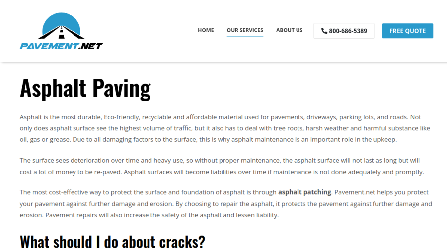 Pavement.NET website