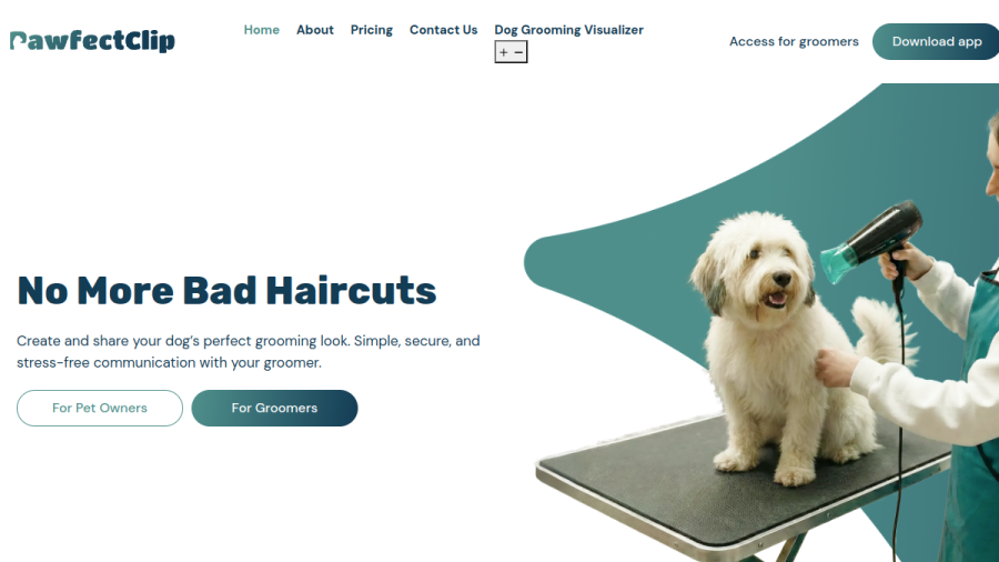 PawfectClip website