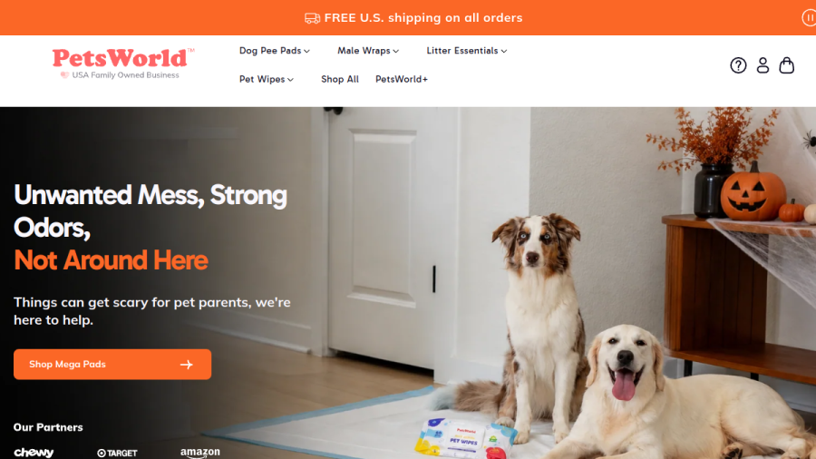 PetsWorld Inc website