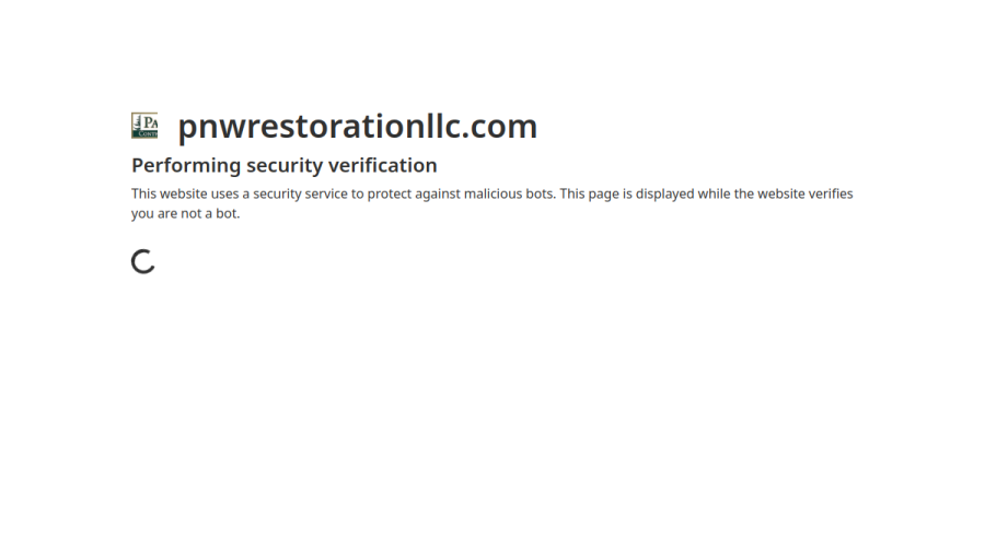 Screenshot of the Pacific Northwest Restoration LLC website