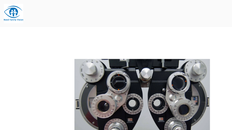 Screenshot of the Reed Family Vision website