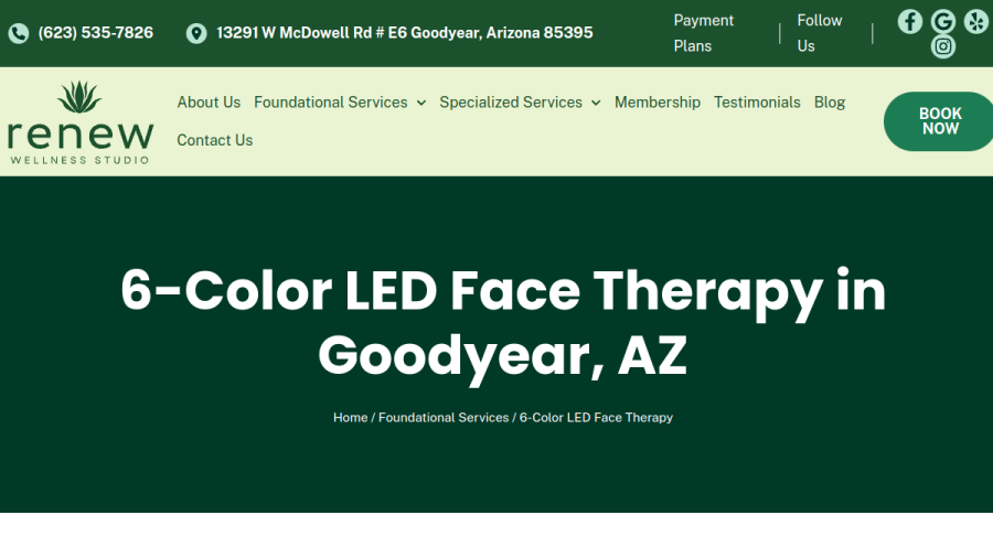MeTime Body Spa, Tanning & More website screenshot