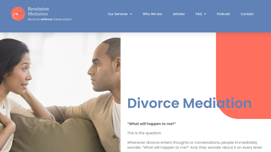 Resolution Mediation website