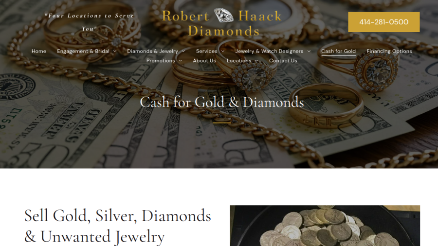 Robert Haack Diamonds website