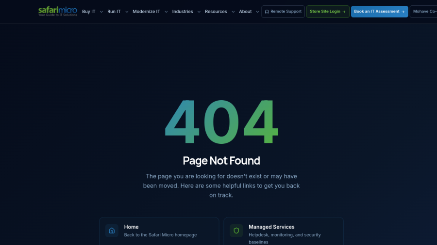 Safari Micro Inc website