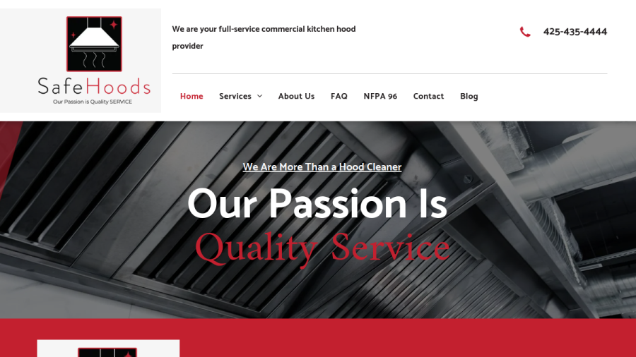 SafeHoods website